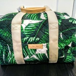 India Hicks palm frond palm beach duffel bag